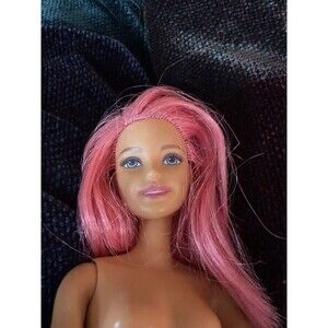 Barbie pink hair nude